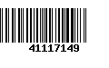 Código de Barras 41117149