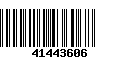 Código de Barras 41443606