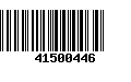 Código de Barras 41500446