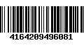 Código de Barras 4164209496081