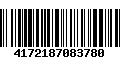 Código de Barras 4172187083780