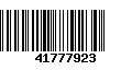 Código de Barras 41777923