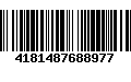 Código de Barras 4181487688977