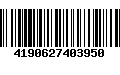 Código de Barras 4190627403950