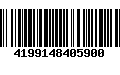 Código de Barras 4199148405900