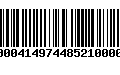 Código de Barras 420000414974485210000040