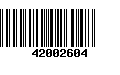 Código de Barras 42002604
