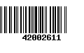 Código de Barras 42002611