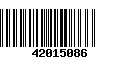 Código de Barras 42015086