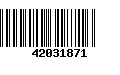 Código de Barras 42031871