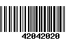 Código de Barras 42042020