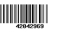 Código de Barras 42042969