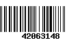 Código de Barras 42063148