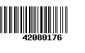 Código de Barras 42080176