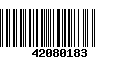 Código de Barras 42080183