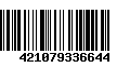 Código de Barras 421079336644