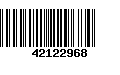 Código de Barras 42122968