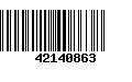 Código de Barras 42140863