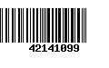 Código de Barras 42141099