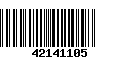 Código de Barras 42141105