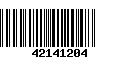 Código de Barras 42141204