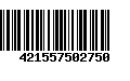 Código de Barras 421557502750