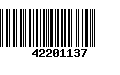 Código de Barras 42201137