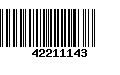 Código de Barras 42211143