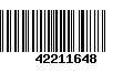 Código de Barras 42211648