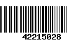 Código de Barras 42215028