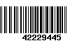 Código de Barras 42229445