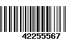 Código de Barras 42255567