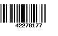 Código de Barras 42278177