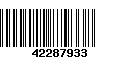 Código de Barras 42287933