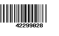 Código de Barras 42299028