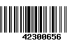 Código de Barras 42300656