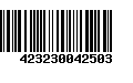 Código de Barras 423230042503