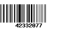 Código de Barras 42332077