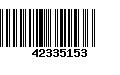 Código de Barras 42335153