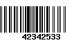 Código de Barras 42342533