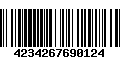 Código de Barras 4234267690124