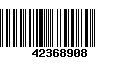 Código de Barras 42368908