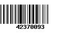 Código de Barras 42370093