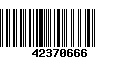 Código de Barras 42370666