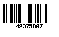 Código de Barras 42375807