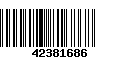 Código de Barras 42381686