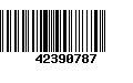 Código de Barras 42390787