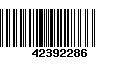 Código de Barras 42392286