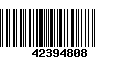 Código de Barras 42394808