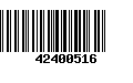 Código de Barras 42400516